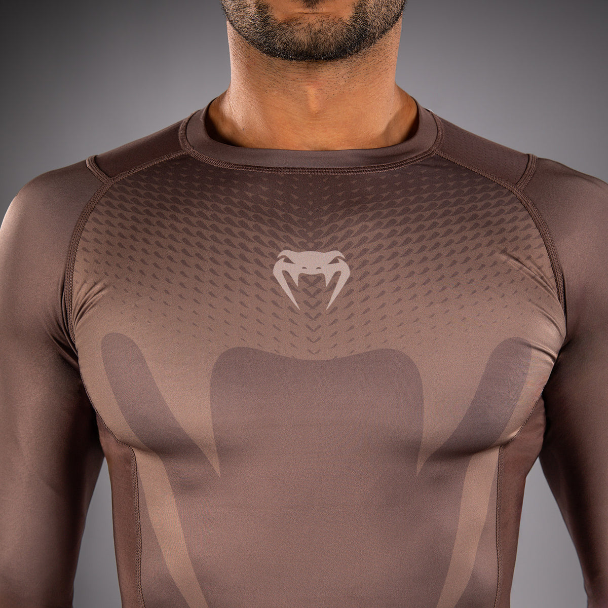 Rashguard Venum No Gi - Marron Chocolat - product-type_T-Shirts de Compression