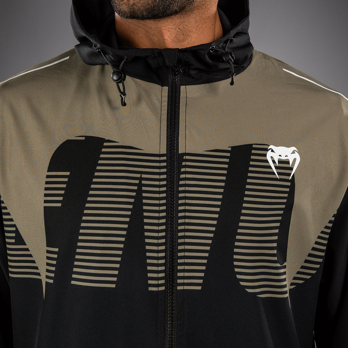 Veste de Survêtement Venum Adrenaline – Noir/Sable - product-type_Vestes