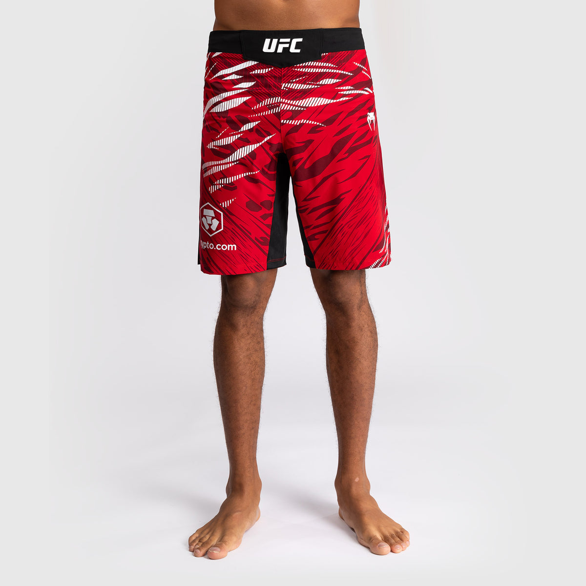 Shorts de Combat pour Hommes UFC Fusion by Venum Personnalisé Authentic Fight Night - Coupe Longue - Rouge - product-type_Shorts de MMA