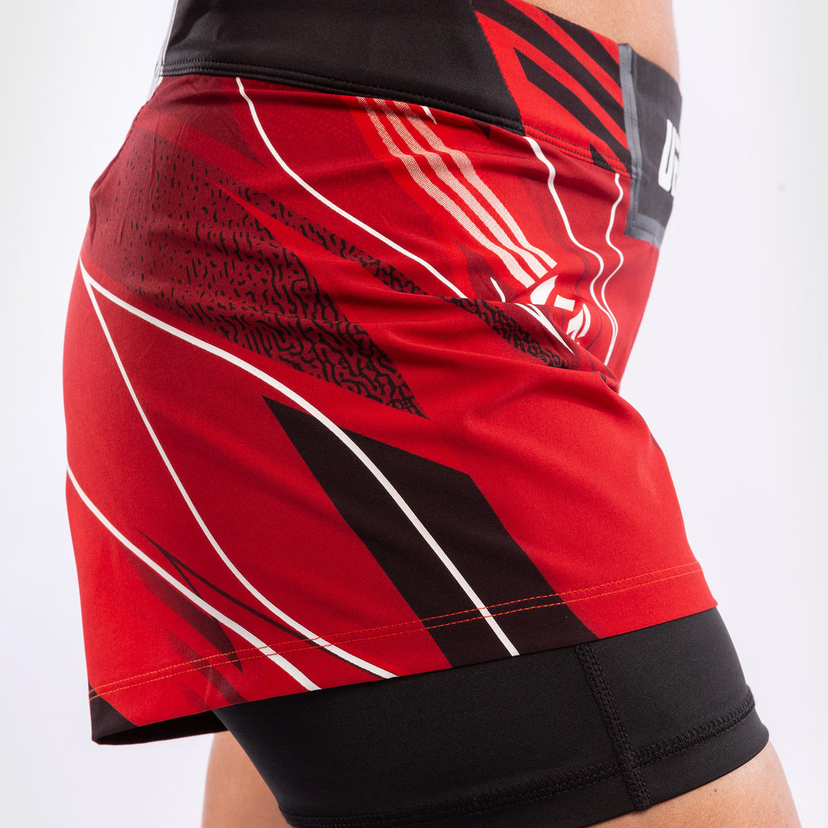Fightshort Femme UFC Venum Authentic Fight Night - Coupe Courte - Rouge - product-type_Shorts de MMA