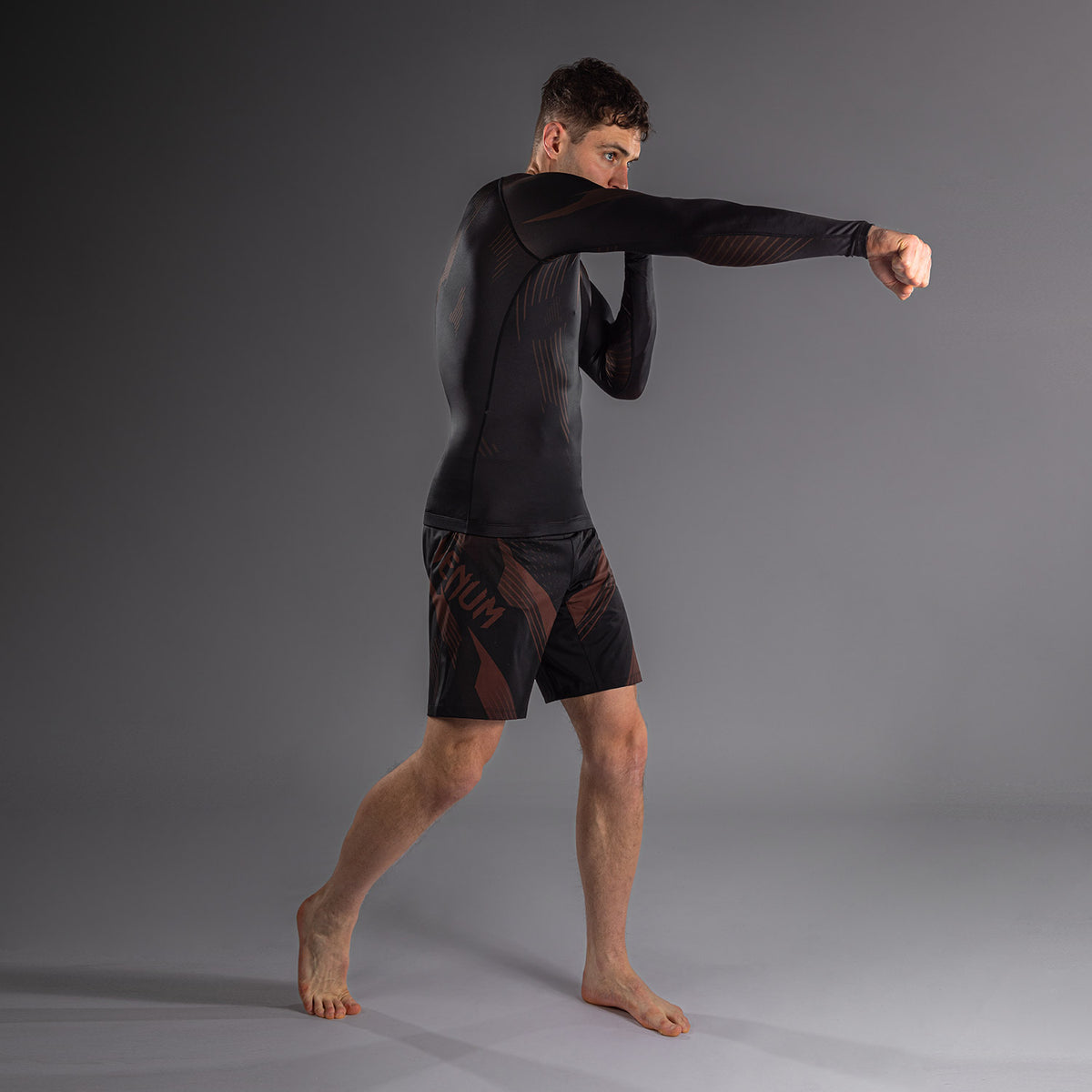 Rashguard à Manches Longues Venum No-Gi 6.0 - Noir/Marron - product-type_T-Shirts de Compression