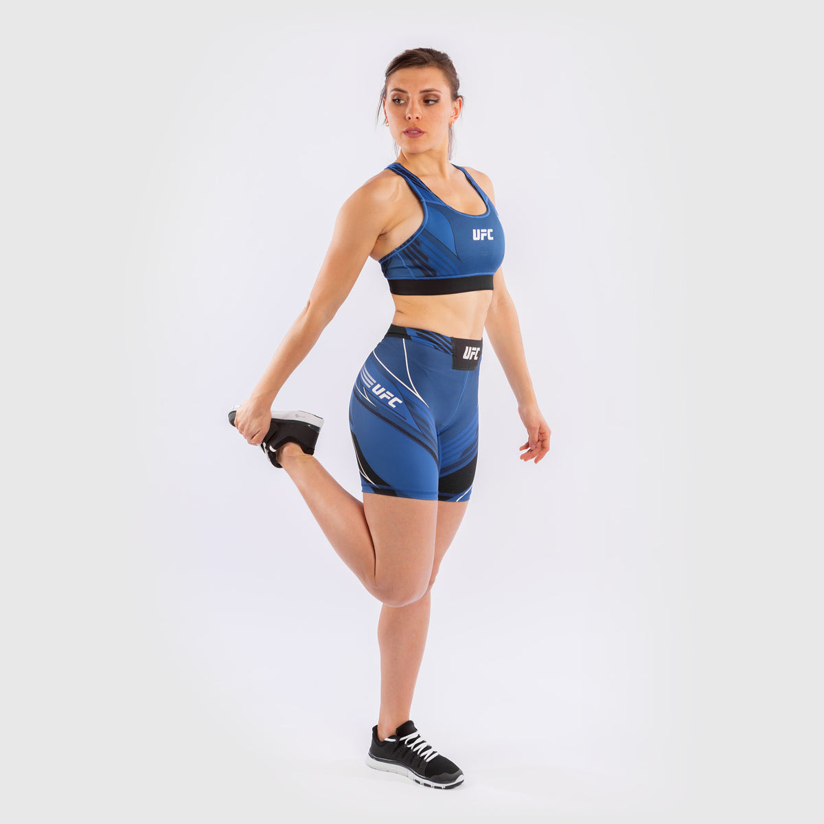 Short de compression pour Femmes UFC Venum Authentic Fight Night - Coupe Longue - Bleu - product-type_Shorts de compression