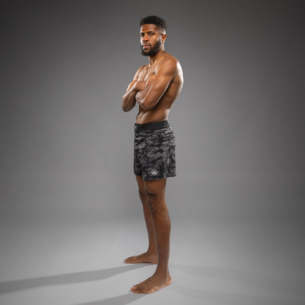 Short de Combat Venum x Polaris - Noir/Gris - product-type_Shorts de MMA