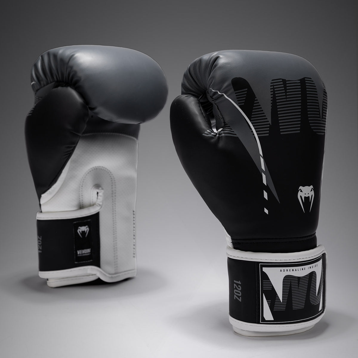 Gants de Boxe Venum Adrenaline – Noir/Gris Argenté - product-type_Gants de boxe
