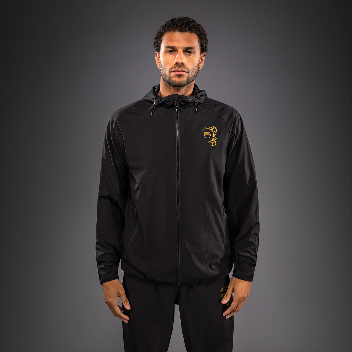 Veste de Survêtement Venum x Mike Tyson Tiger - Noir/Or - product-type_Vestes