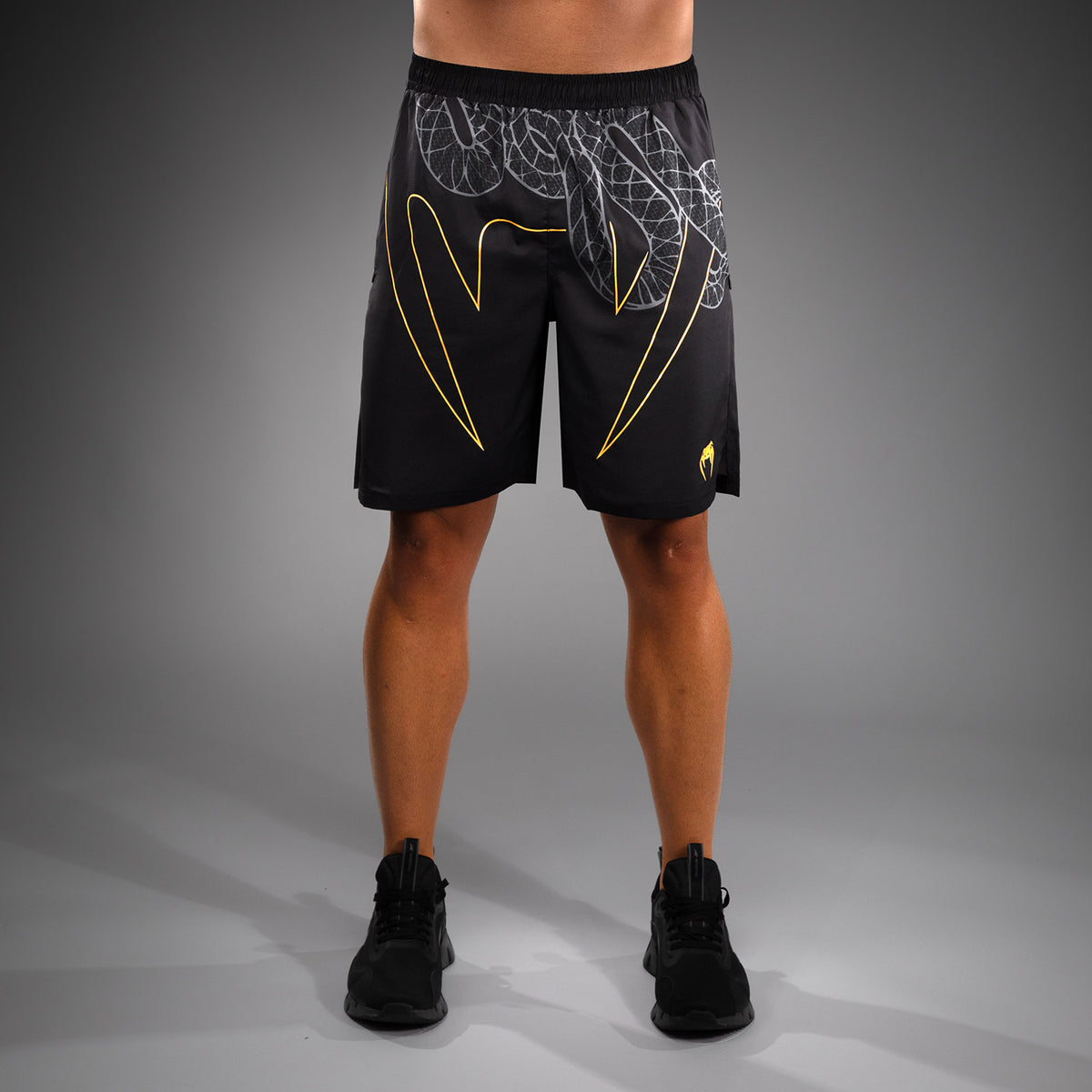 Short de Training Venum Serpenti – Noir/Argent/Or - product-type_Shorts de training