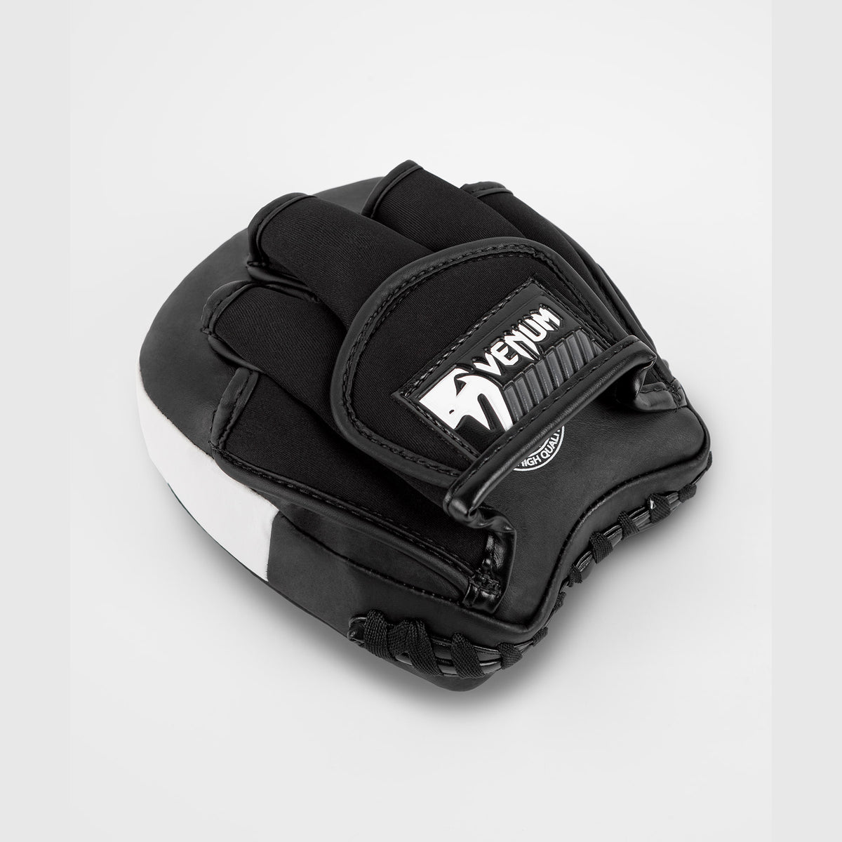 Venum Elite Thick Coaching Mitts Cuir Mini (Paire) - Noir/Blanc - product-type_paos