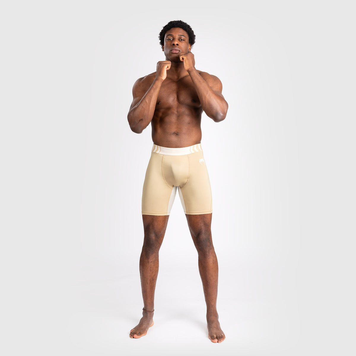Short de compression pour Hommes Venum Tempest - Beige/Sable - product-type_Shorts de compression