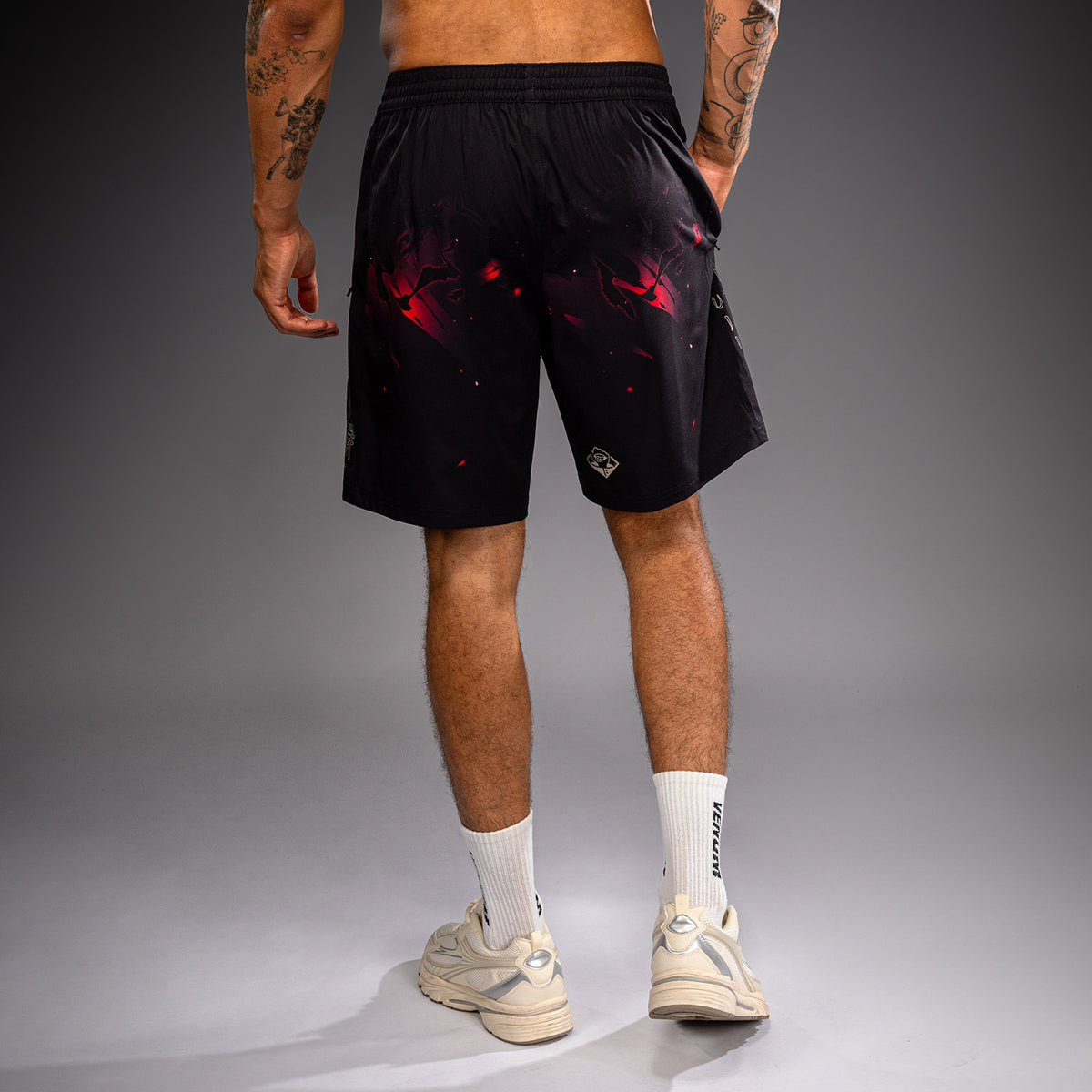 Short d’Entraînement Itadori Jujutsu Kaisen x Venum – Noir/Rouge - product-type_Shorts de training