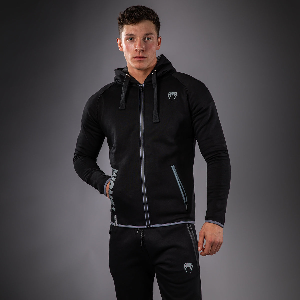 Sweat à capuche Venum – Noir/Gris -