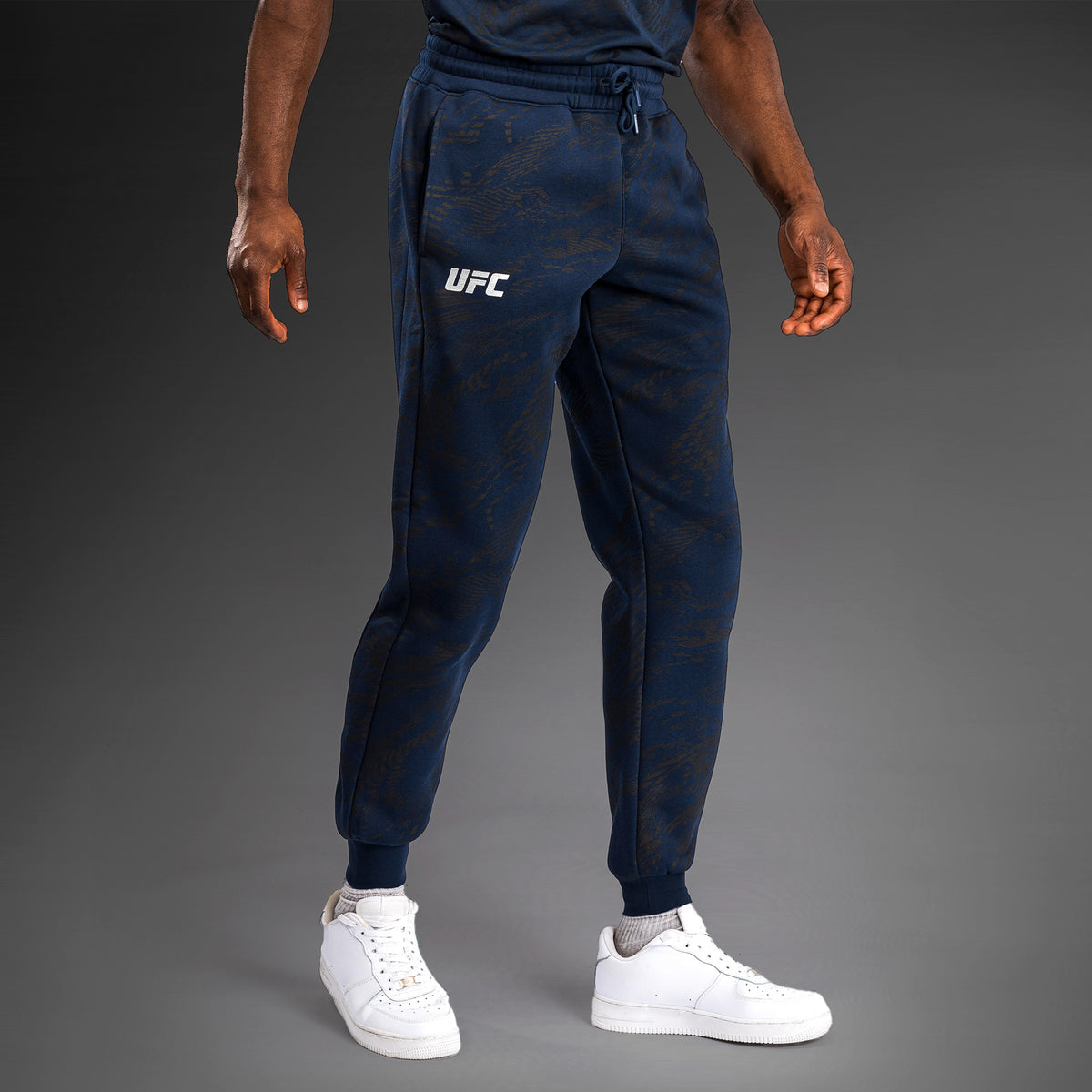 Pantalon en Coton pour Hommes UFC Fusion by Venum Fight Week - Bleu Océanique - product-type_Pantalons de jogging