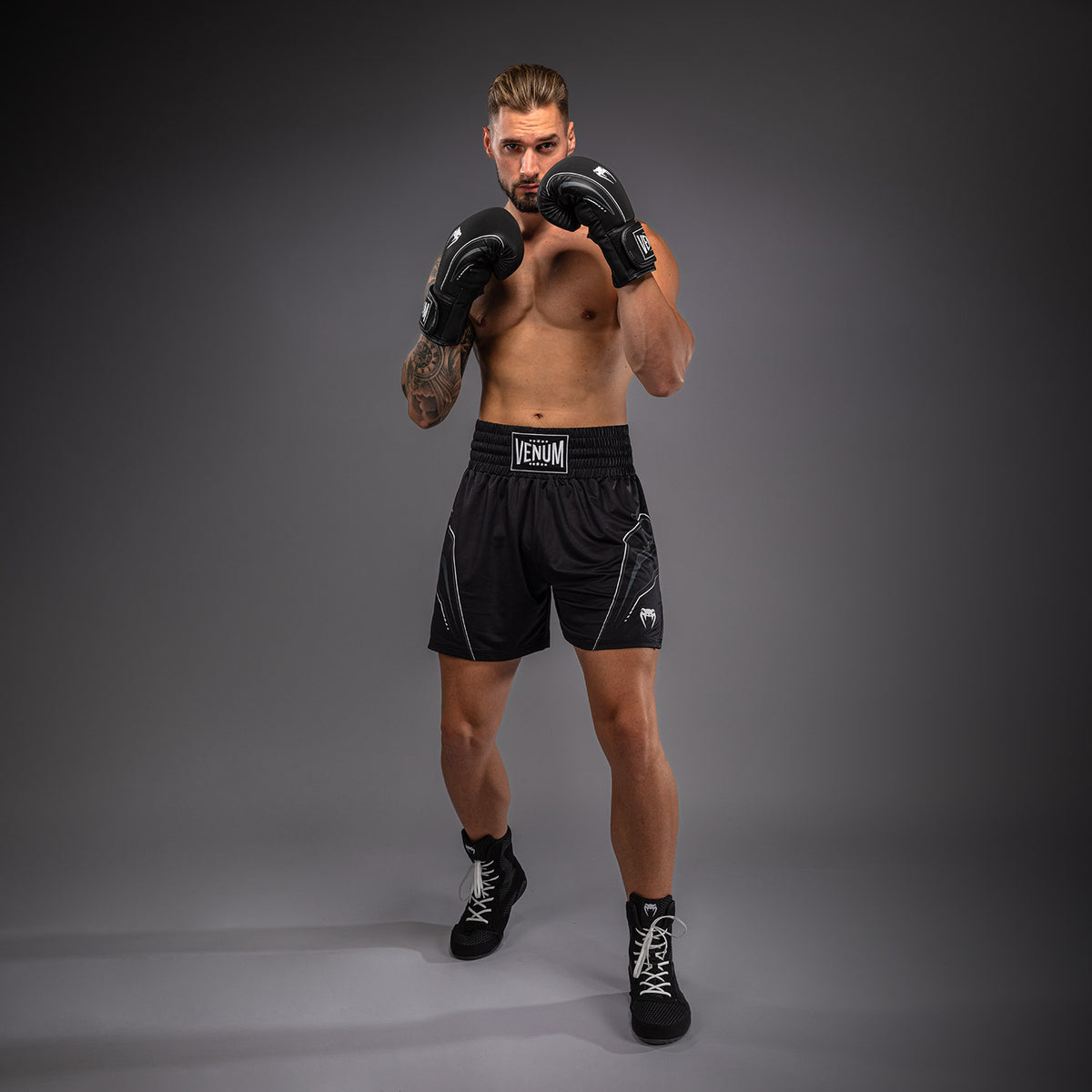 Short de Boxe Venum Streamline – Noir/Blanc - product-type_Shorts de boxe