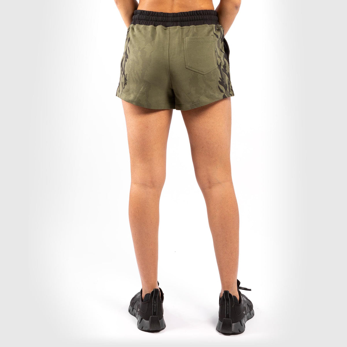 Short de Sport en Coton Femme UFC Venum Authentic Fight Week - Kaki - product-type_Shorts en Coton