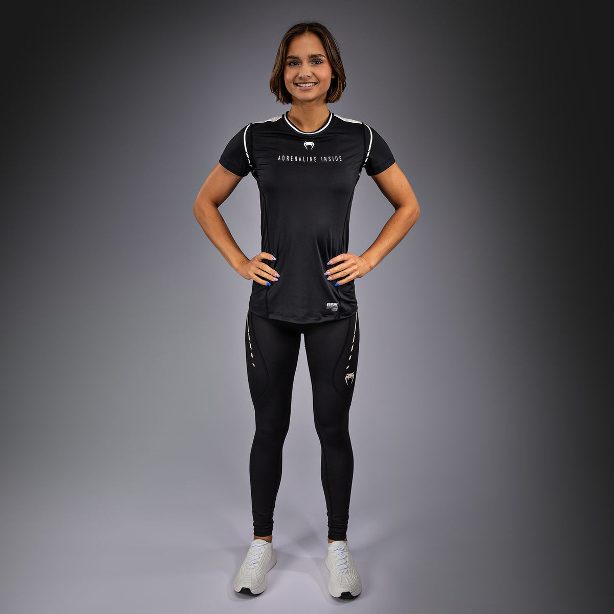 T-shirt Dry-Tech Femme Venum Adrenaline – Noir/Ivoire - product-type_T-Shirts Dry Tech