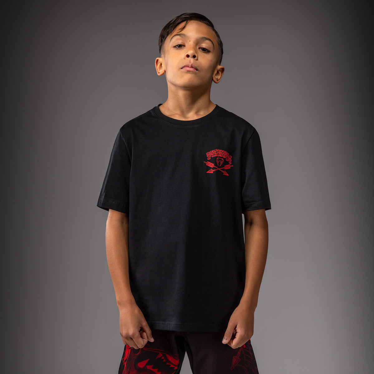 T-shirt Pour Enfants Venum Wolf Atak – Noir/Rouge - product-type_T-Shirts