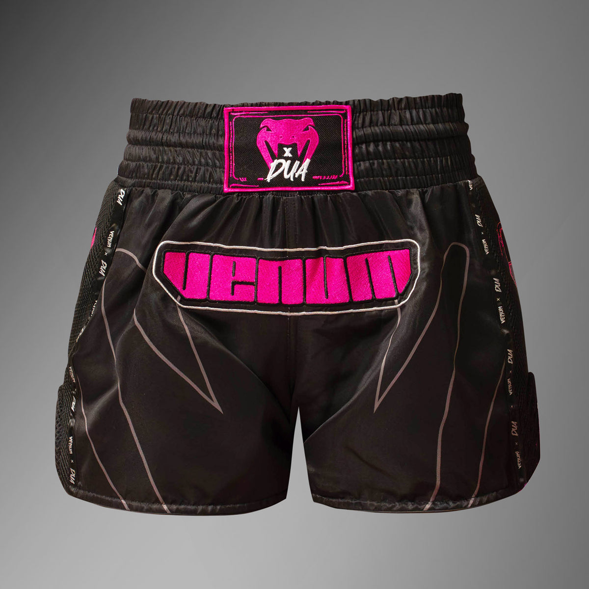 Short de Muay Thai Venum x Dua - Noir/Rose fuchsia - product-type_Shorts de Muay Thai