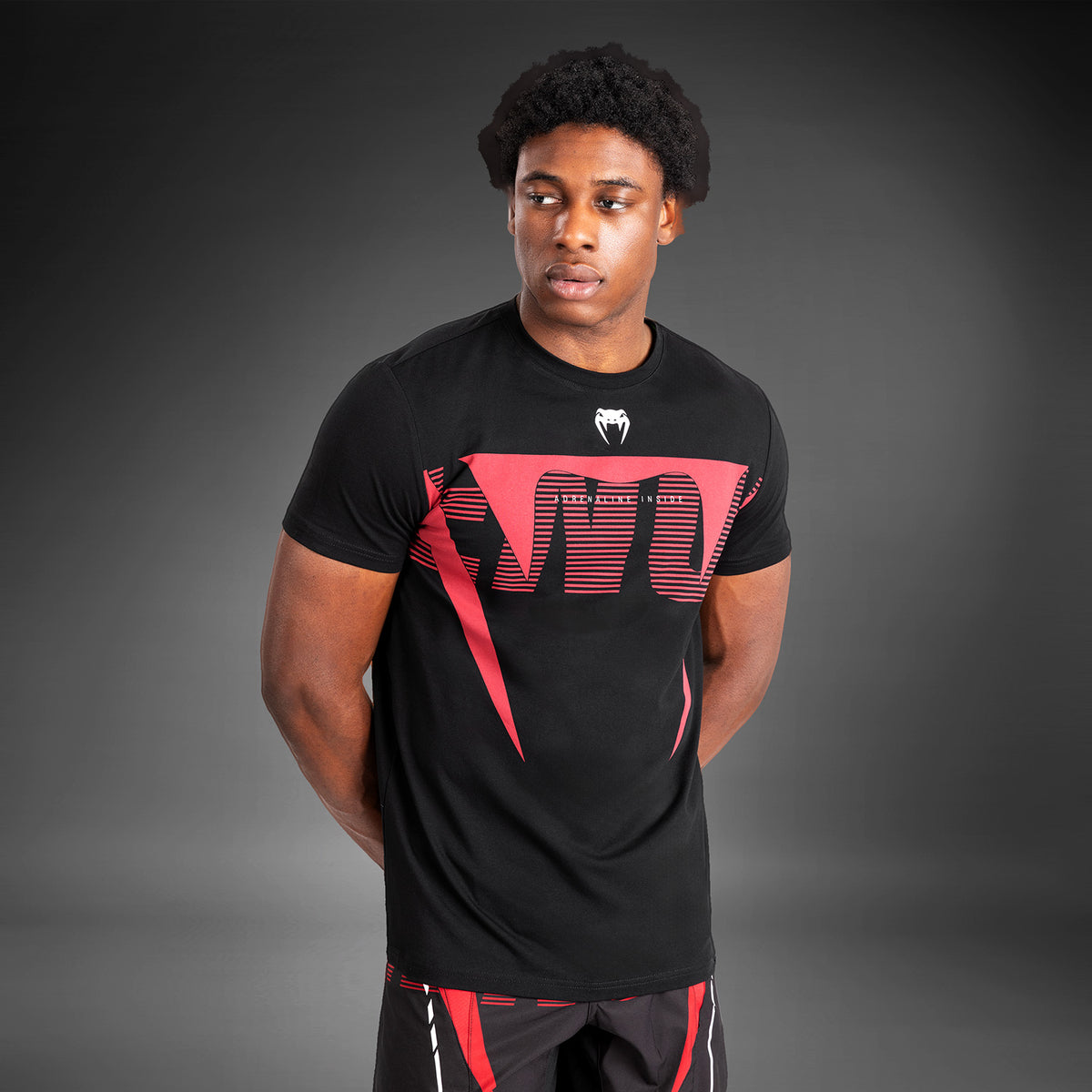 T-Shirt à Manches Courtes pour Hommes Venum Adrenaline - Rouge - product-type_T-Shirts
