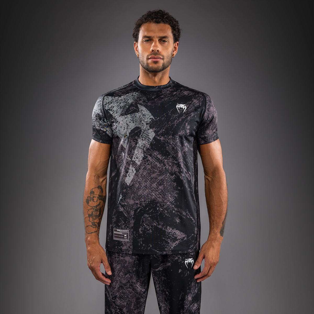 T-shirt Dry Tech Venum Rage & Workout - Noir/Gris - product-type_T-Shirts Dry Tech