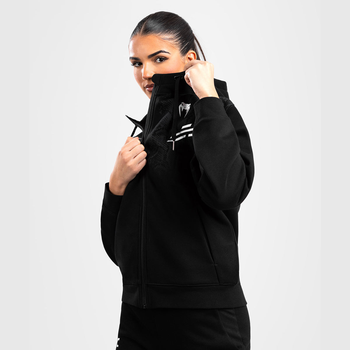 Sweatshirt zippé à capuche pour Femmes UFC Adrenaline by Venum Replica - Noir - product-type_Vestes