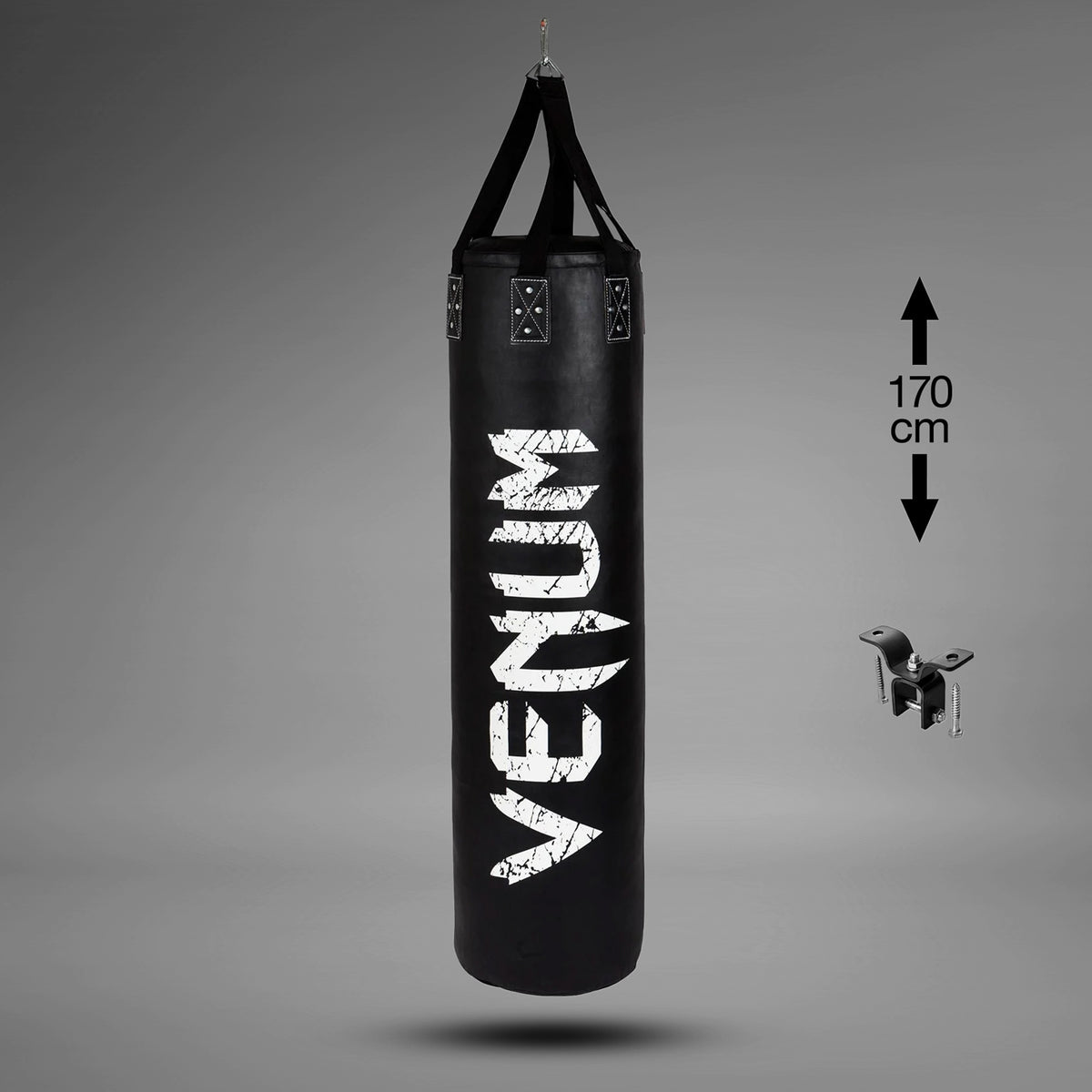 Sac de Frappe Venum Challenger + Crochet de Fixation - Plein - 170cm - Noir/Blanc - product-type_Sacs de frappe