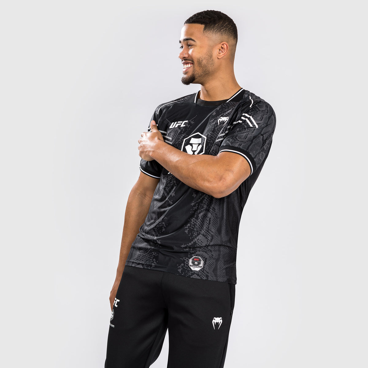 T-shirt Technique Personnalisé pour Hommes UFC Adrenaline by Venum Authentic Fight Night - Noir - product-type_T-Shirts Dry Tech
