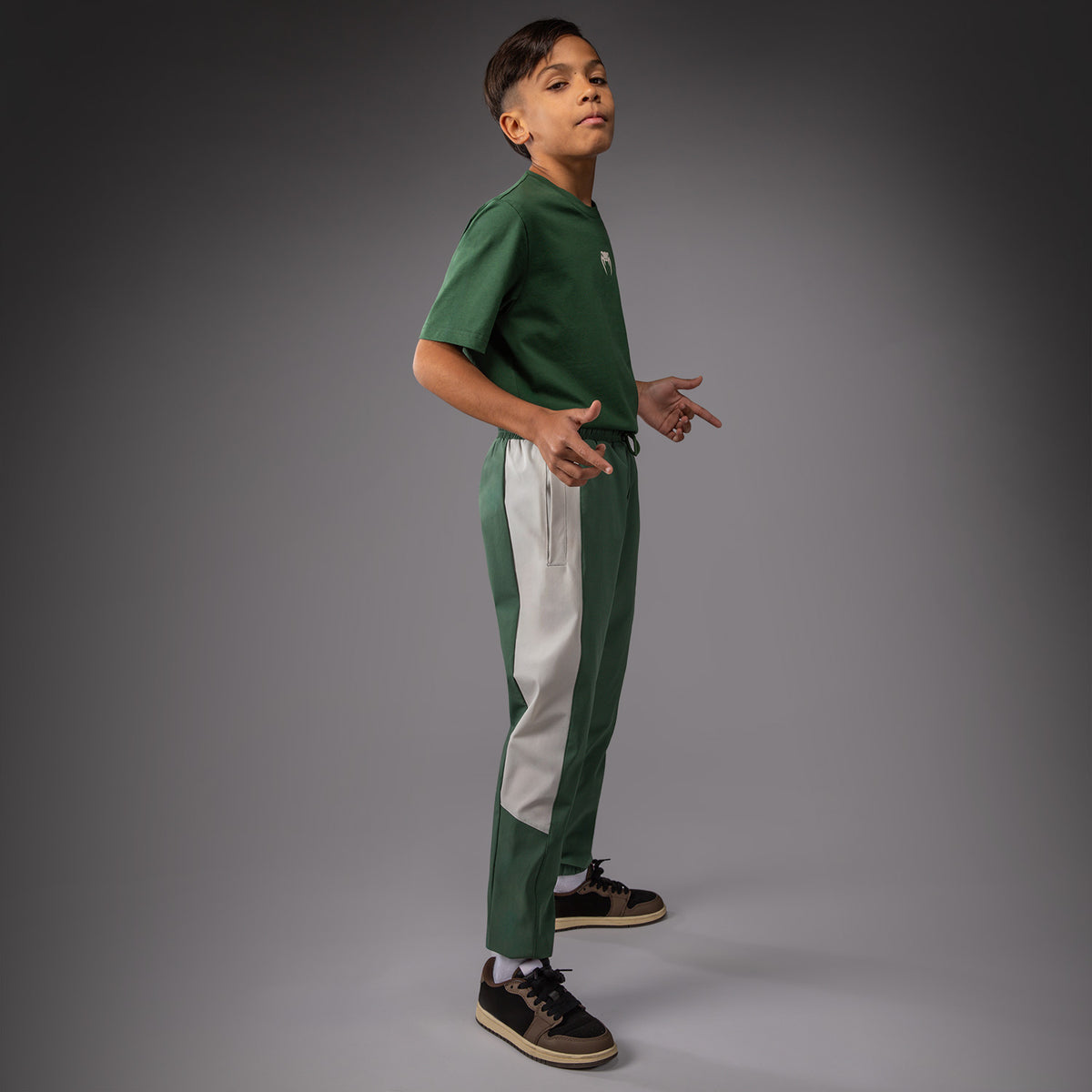 Pantalon de Jogging Venum Vectra – Vert Forêt/ Blanc Cassé - product-type_Pantalons de jogging