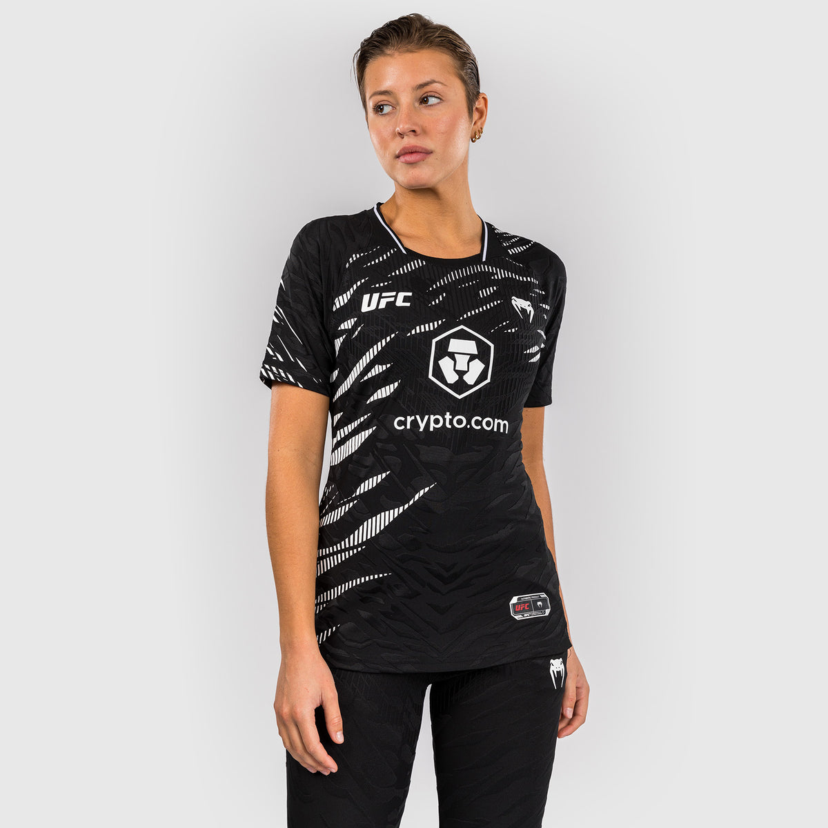 T-shirt Dry-Tech pour Femmes UFC Fusion by Venum Personnalisé Authentic Fight Night - Noir - product-type_T-Shirts Dry Tech