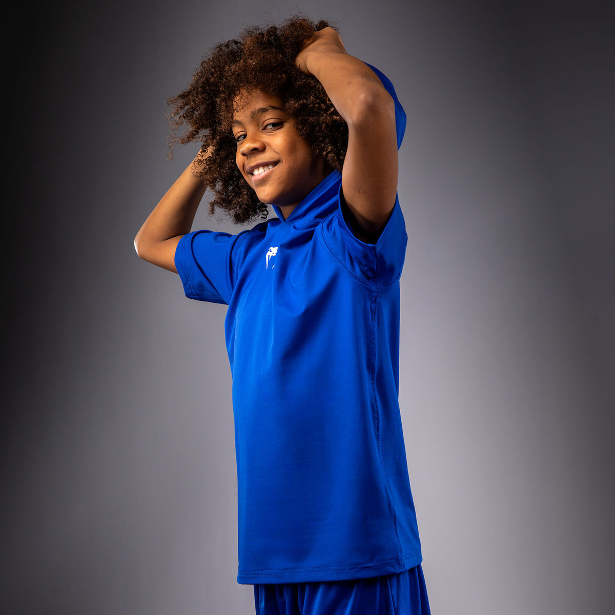 Sweat à capuche à manches courtes Dry Tech pour Enfants Venum Elite - Bleu Royal - product-type_Sweatshirts