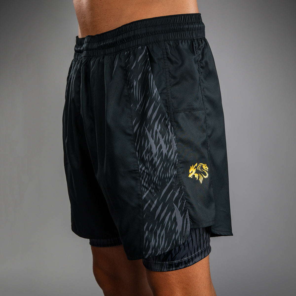 Short d'entraînement Venum x Chimaev - Noir/Gris - product-type_Shorts de training