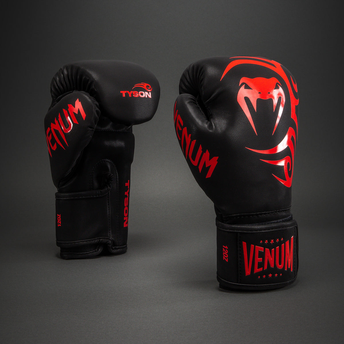 Gants de boxe Venum Mike Tyson Replica – Noir/Rouge - product-type_Gants de boxe