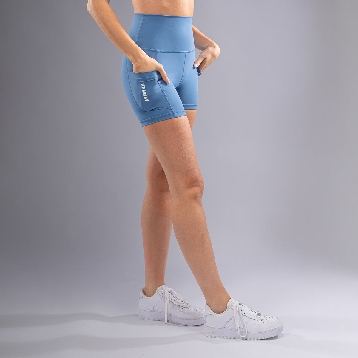 Cycliste Venum Essential pour Femmes - Bleu Tempête - product-type_Shorts de compression