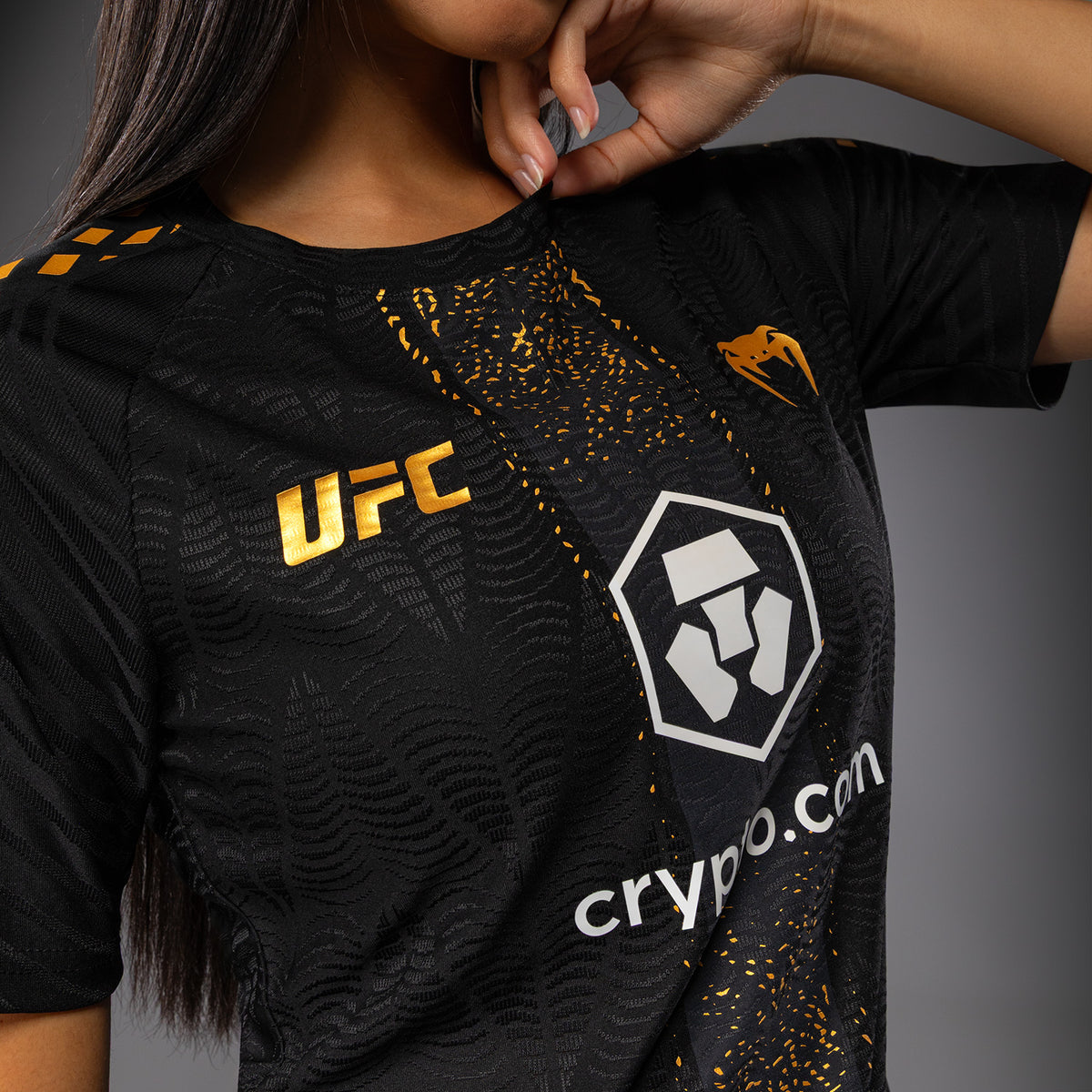 Maillot Officiel Walkout Femme Personnalisé UFC Zenith by Venum Authentic Fight Night - Champion - product-type_T-Shirts Dry Tech