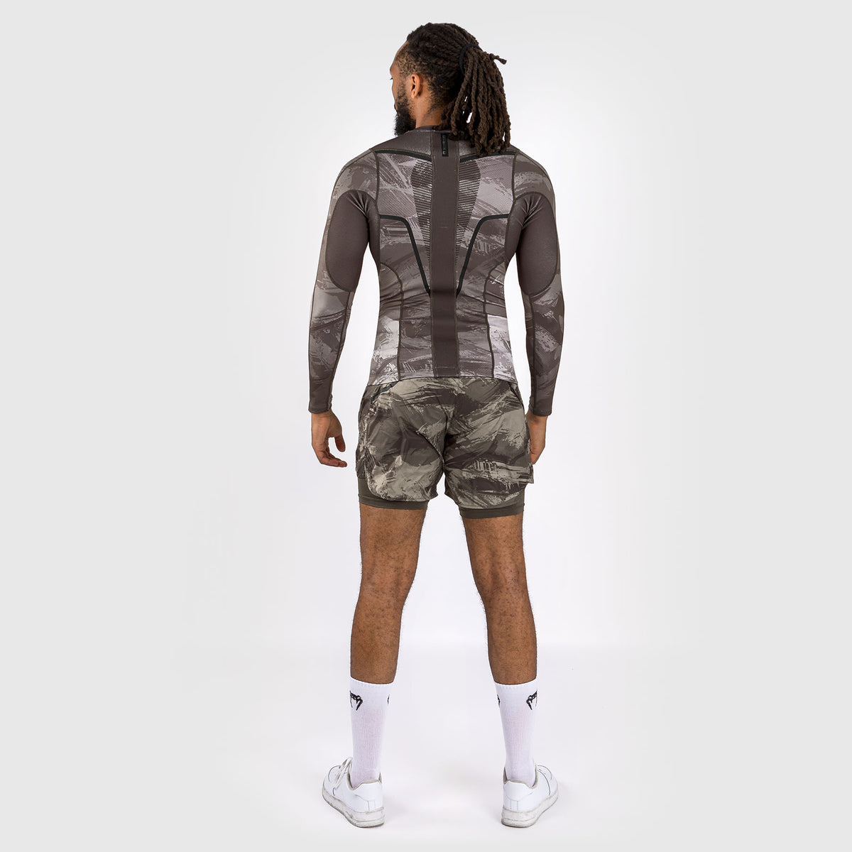 Venum Electron 3.0 Rashguard à manches longues - Sable - product-type_T-Shirts de Compression