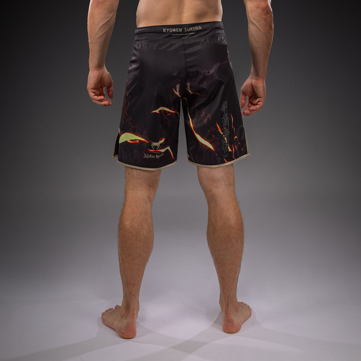 Short de Combat Sukuna Jujutsu Kaisen x Venum – Noir/Beige - product-type_Shorts de MMA