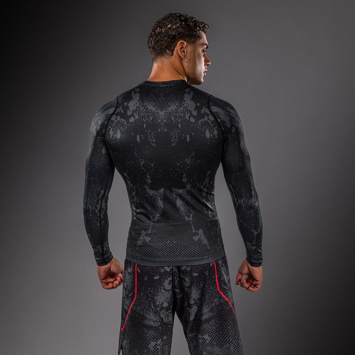 Rashguard à manches longues Venum x Batman - Noir/Gris/Rouge - product-type_T-Shirts de Compression