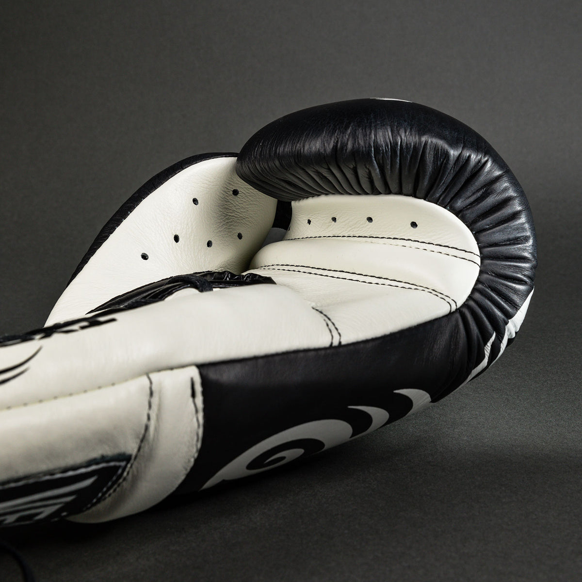 Gants de Boxe Pro Venum Giant 2.0 Mike Tyson avec Lacets - Noir Profond/Blanc Optique - product-type_Gants de boxe