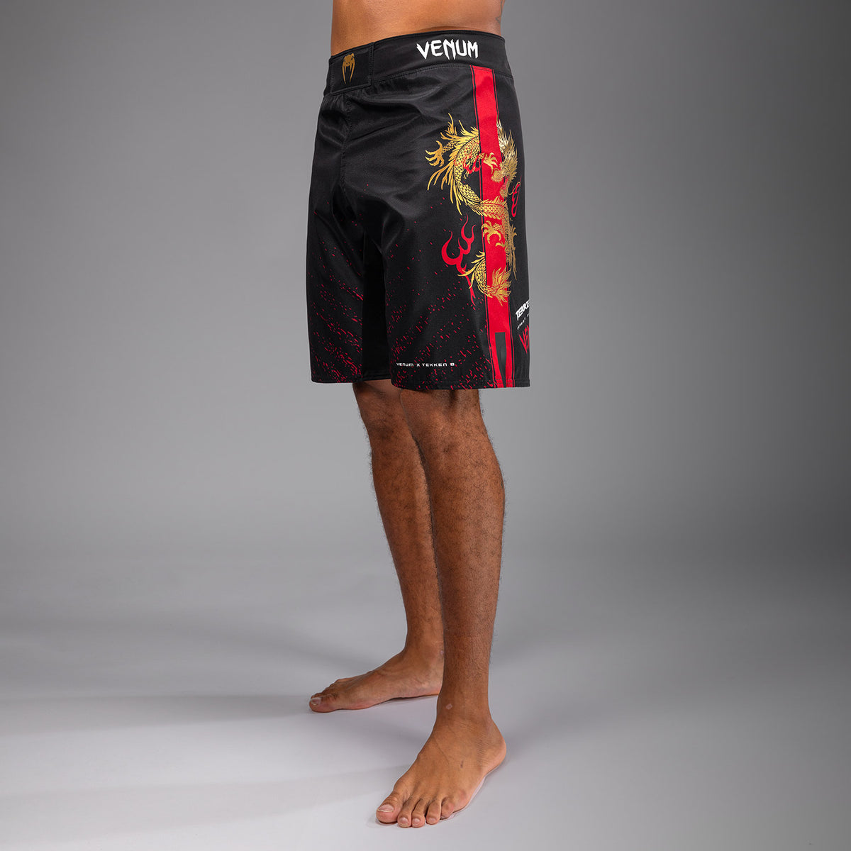 Short de combat Venum x TEKKEN 8 - Marshall Law - Noir/Rouge/Or - product-type_Shorts de MMA