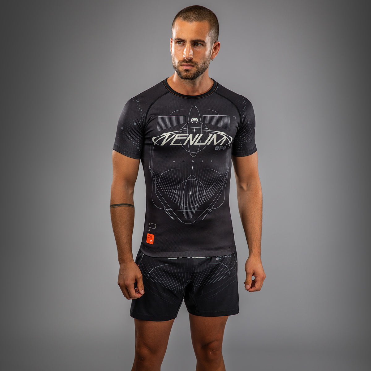 Rashguard Manches Courtes Venum Eclipse – Noir/Ivoire - product-type_T-Shirts de Compression