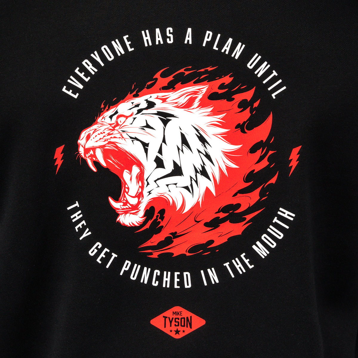 Sweat à capuche Venum x Mike Tyson Tiger - Noir Profond/Rouge Intense - product-type_Sweatshirts