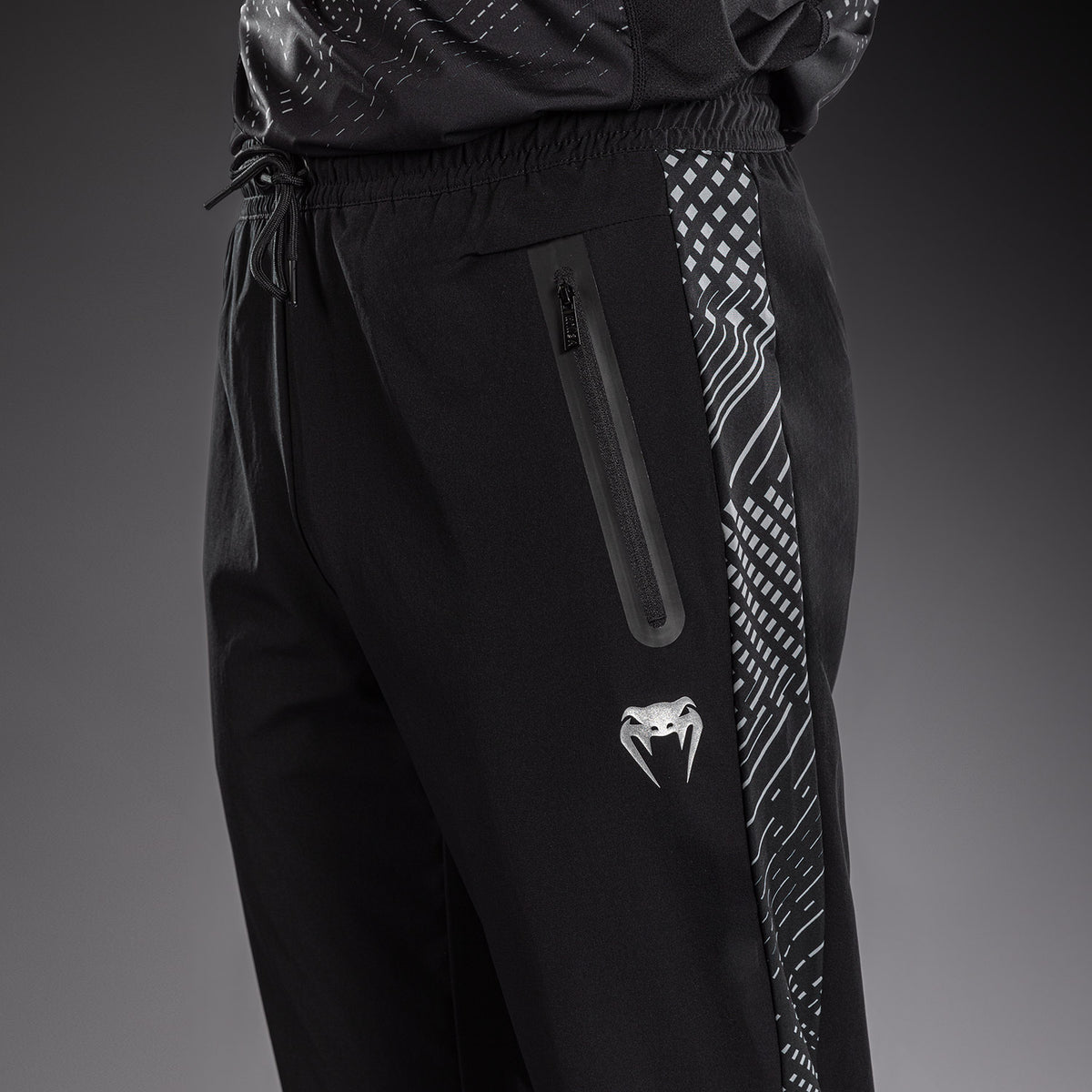 Pantalon de Jogging Venum Midnight Fury – Noir/Gris/Argent - product-type_Pantalons de jogging