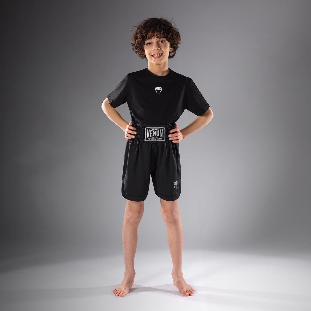 Short de boxe pour Enfants Venum Classic - Noir - product-type_Shorts de boxe