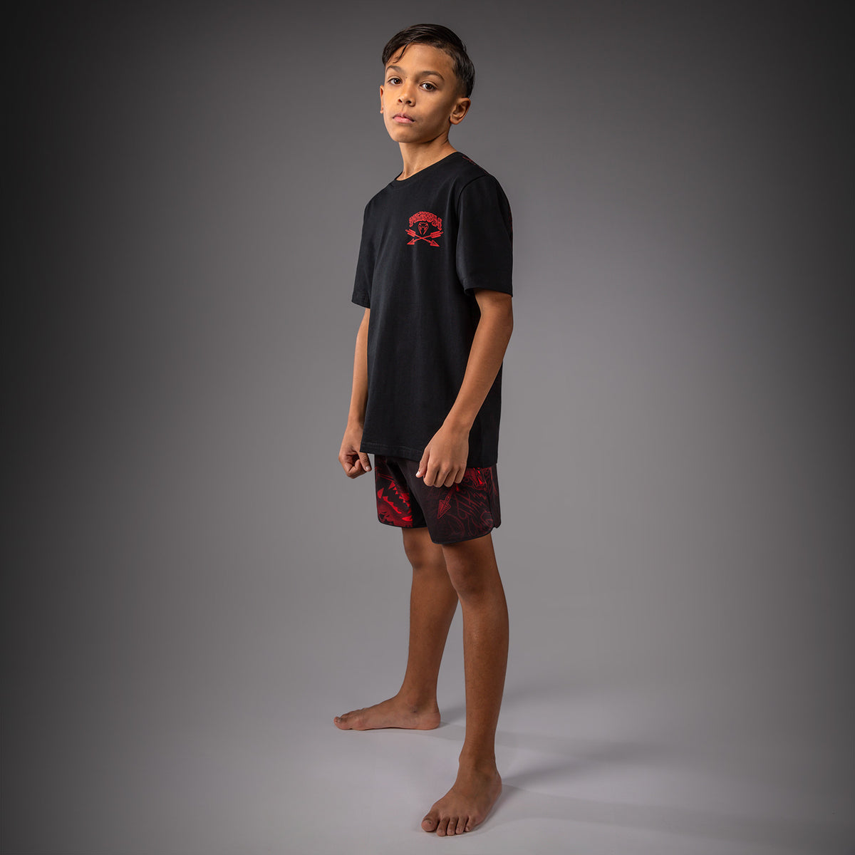 T-shirt Pour Enfants Venum Wolf Atak – Noir/Rouge - product-type_T-Shirts