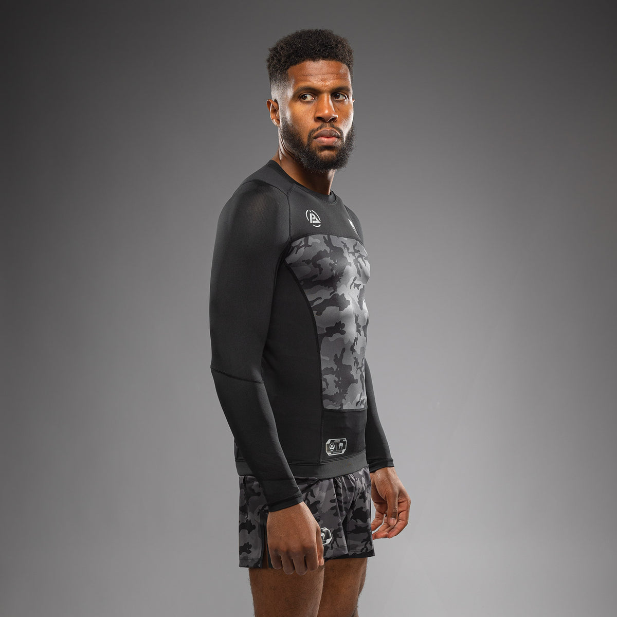 Rashguard manches longues Venum x Polaris - Noir/Gris - product-type_T-Shirts de Compression