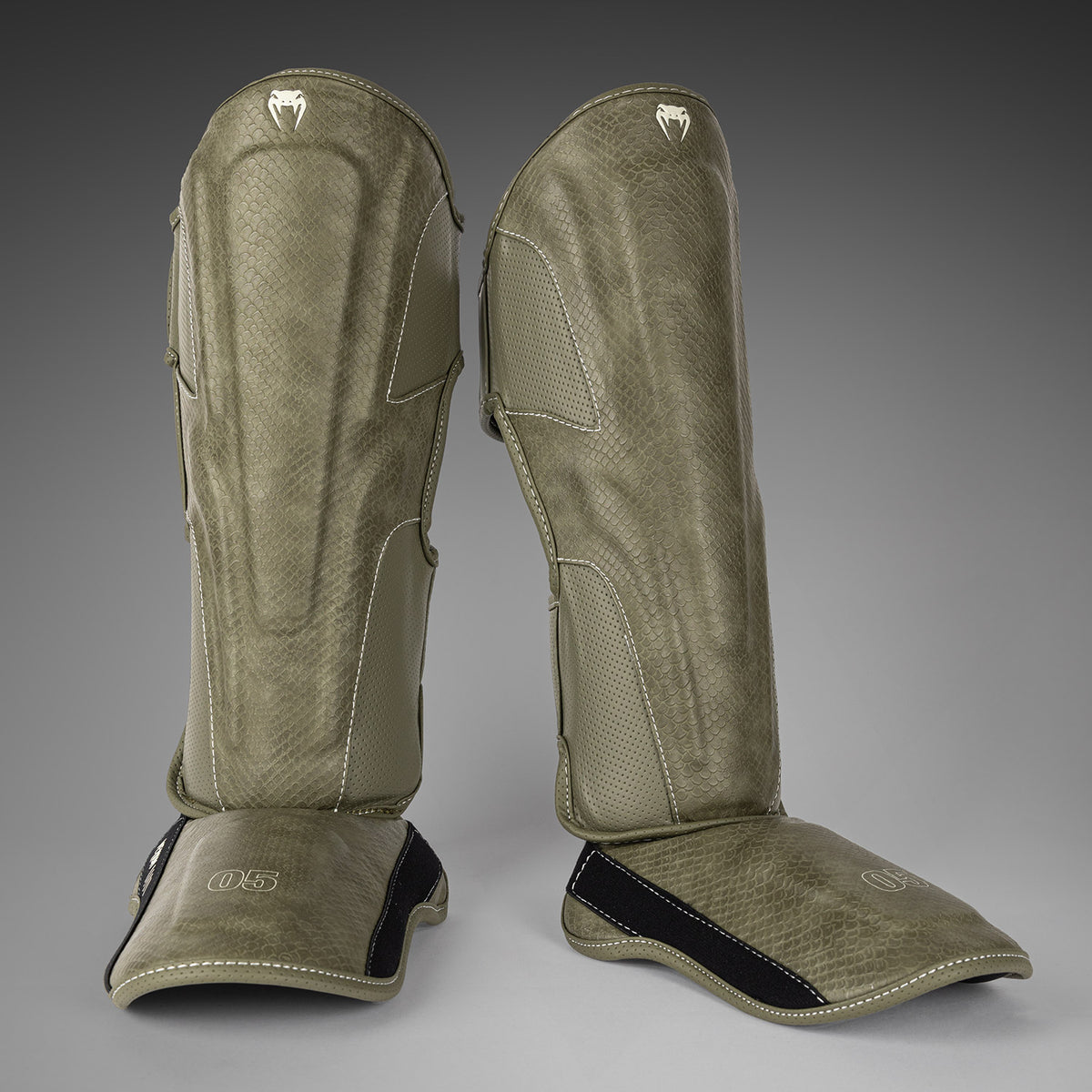 Protège-tibias Venum Impact Evo Scales – Vert Armée - product-type_Protège-tibias