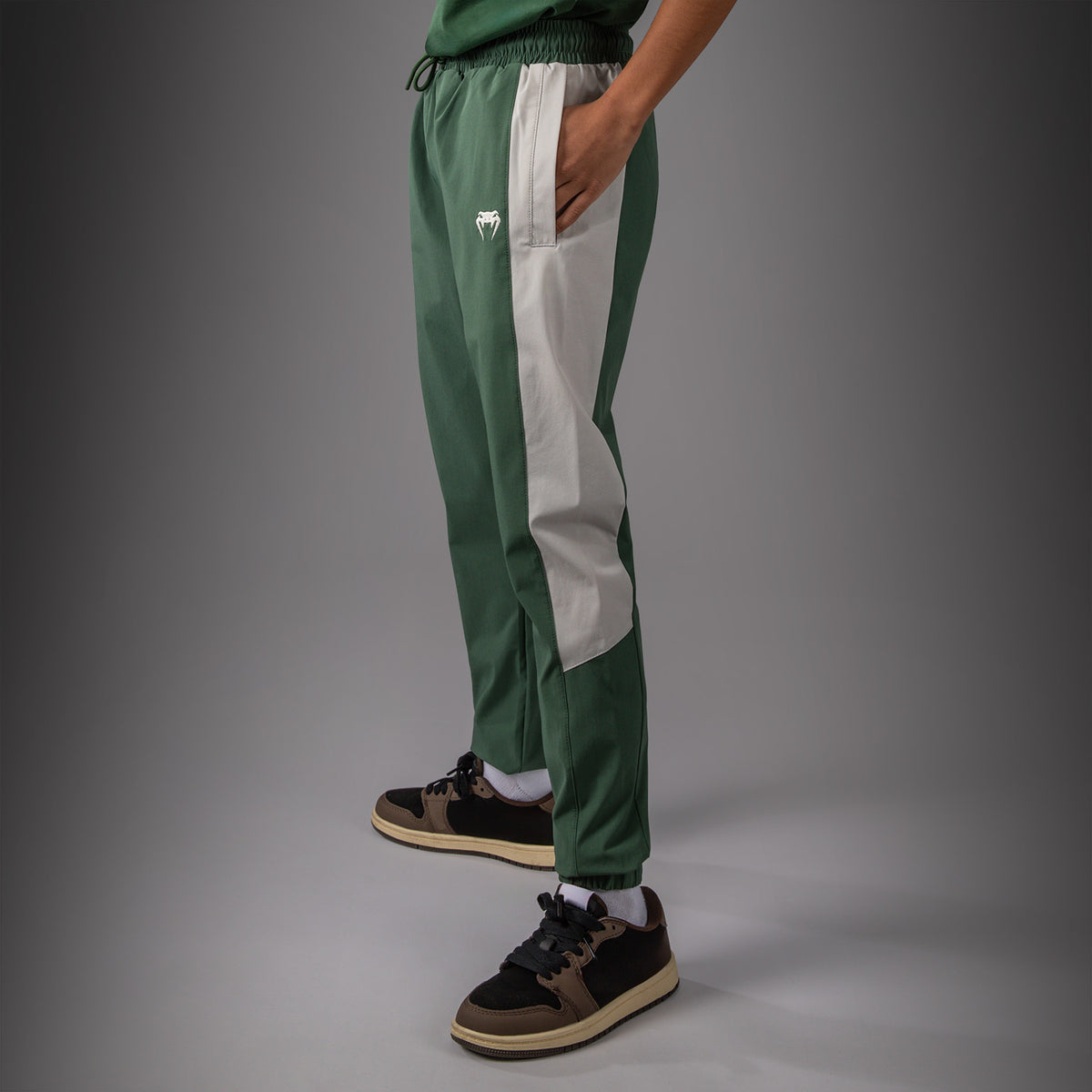 Pantalon de Jogging Venum Vectra – Vert Forêt/ Blanc Cassé - product-type_Pantalons de jogging