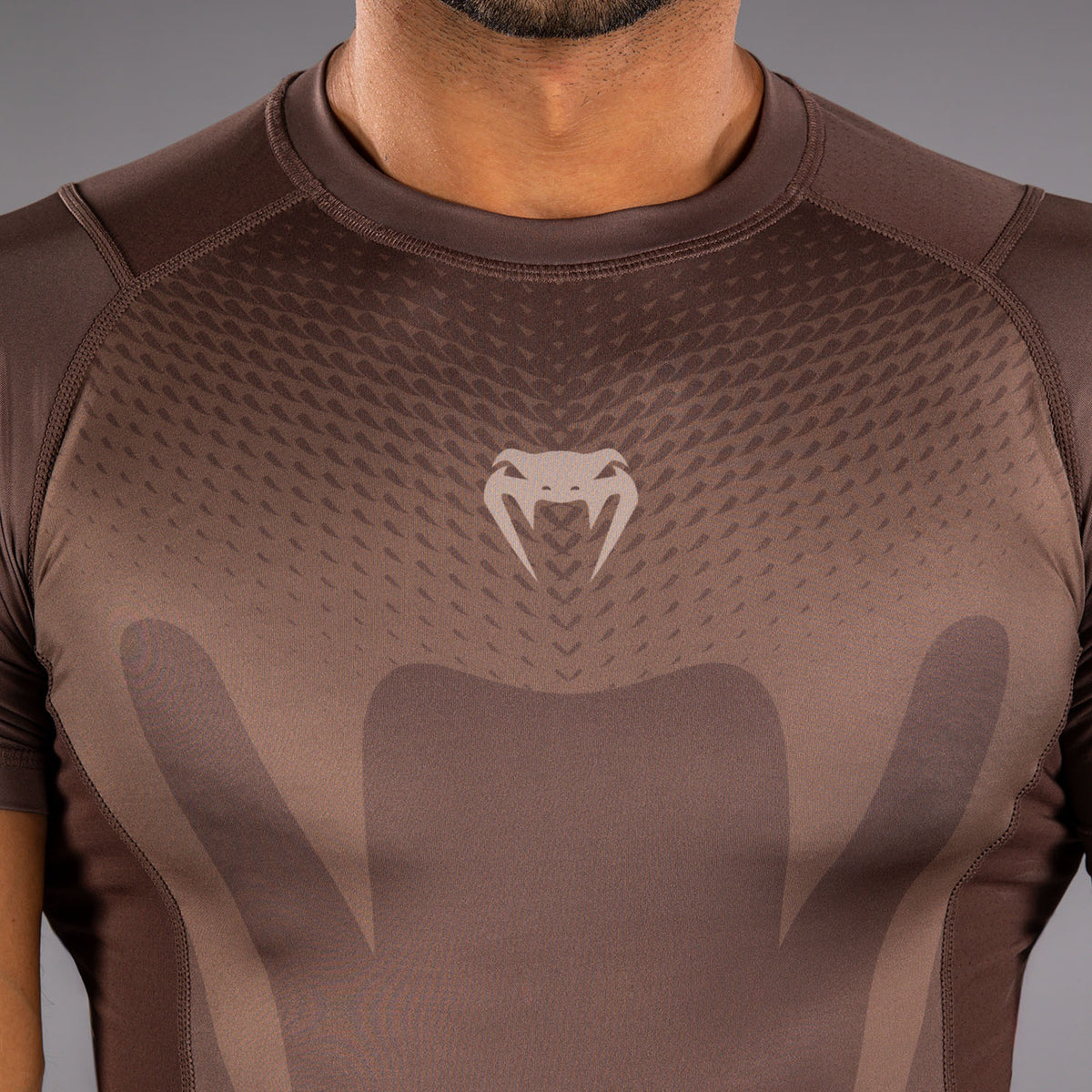 Rashguard Venum No Gi - Marron Chocolat - product-type_T-Shirts de Compression