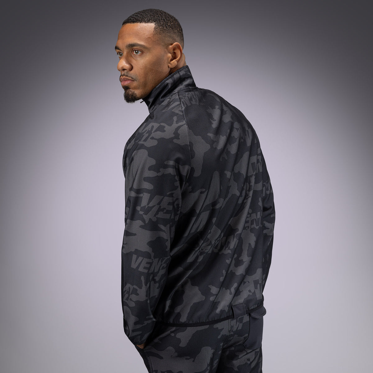 Veste de Survêtement Pour Hommes Venum Trooper - Noir/Charbon - product-type_Sweatshirts