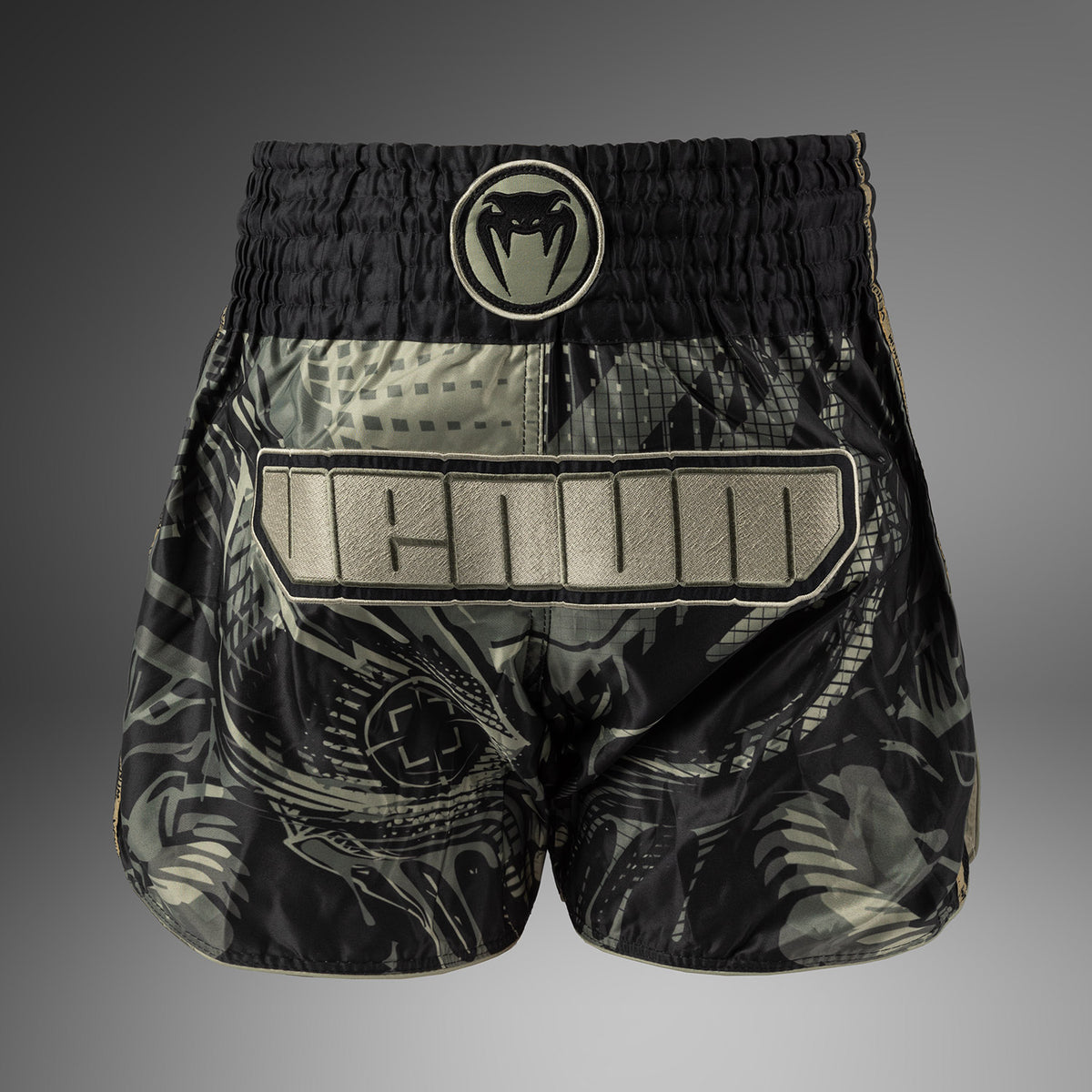 Short de Muay Thai Venum Invader - Noir/Sable - product-type_Shorts de Muay Thai