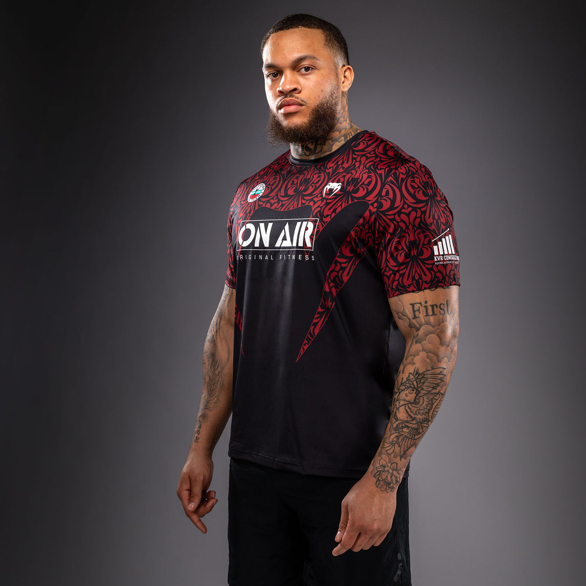 T-shirt Dry Tech Venum Bulgarian Top Team (BTT) – Noir/Rouge - product-type_T-Shirts Dry Tech