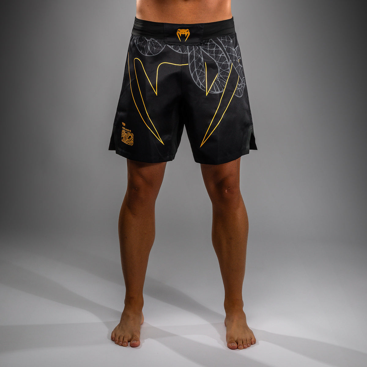 Short de Combat Venum Serpenti – Noir/Argent/Or - product-type_Shorts de MMA